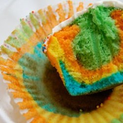 Rainbow Cupcakes