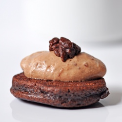 Chocolate Blinis with “Caviar”