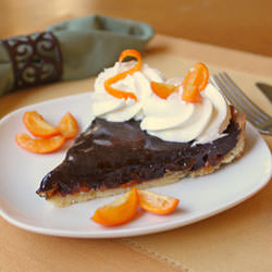 Kumquat-Chocolate Tart