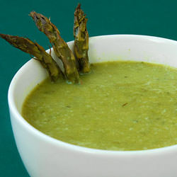 Creamy Roasted Asparagus Soup