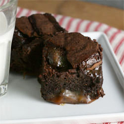 Bacon Salted Caramel Brownies