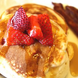 Strawberry Buttermilk Pancakes