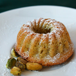 Pistachio and Orange Blossom Cakes