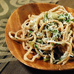 Homemade Farro Spaghetti
