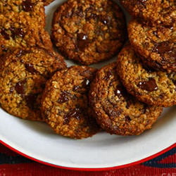 Hazelnut Butter & Chocolate Cookies