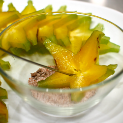 Starfruit in Quick Chilli Plum Dip