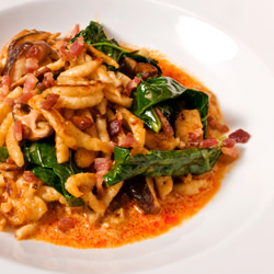 Spaetzle with Thai Curry Sauce