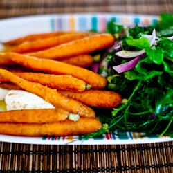 Baby Carrots with Labne and Herbs