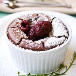 Light and Springy Chocolate Souffle