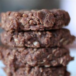 Chocolate PB No-Bake Cookies