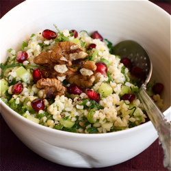 Cracked Wheat, Pomegranate Salad
