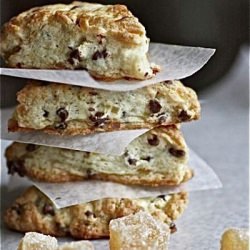 Chocolate and Ginger Scones