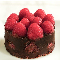 Healthy, Easy Raspberry Ganache