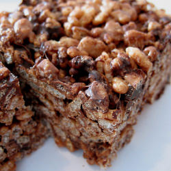 Chocolate Rice Krispie Squares