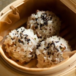 Steamed Sweet Rice Meatball