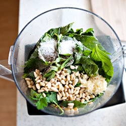 Roasted Tomato and Pesto Salad
