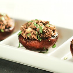 Super Healthy Stuffed Mushrooms