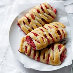 Strawberry Puff Pastry Danish