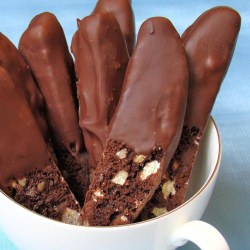 Triple Chocolate-Pecan Biscotti