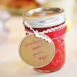 Strawberry Champgane Cocktail