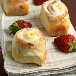 Sticky Meyer Lemon Rolls