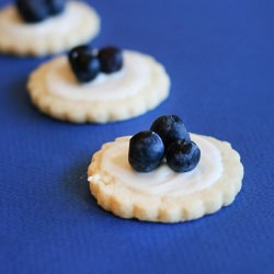 Blueberry Shortbread Cookies