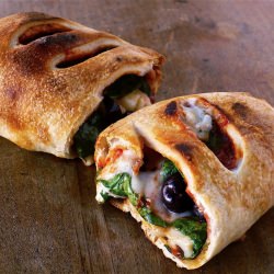 Spinach, Feta & Olive Stromboli
