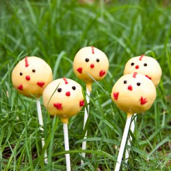 Pumpkin & Chocolate Easter Chickens