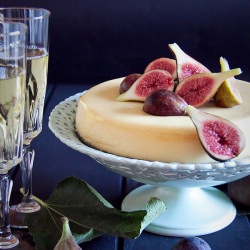 Ricotta Cheesecake with Moscato Fig