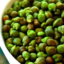 Curried Green Chick Peas