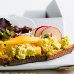 Le Pain Tofu Pineapple Tartine