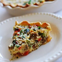 Fresh Garden Vegetable Quiche