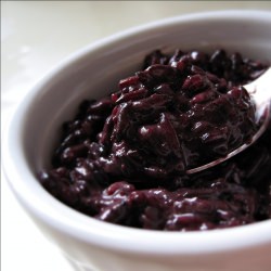 Black Sticky Rice Pudding
