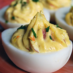 West Coast Deviled Eggs