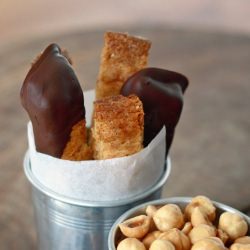 Orange Hazelnut Biscotti