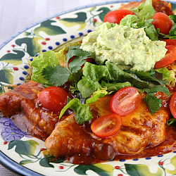 Chicken & Spinach Enchiladas