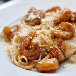 Blackened Shrimp Alfredo