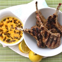 Marinated Lamb Popsicles