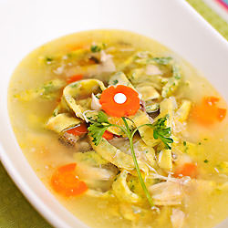 Egg Noodle Chicken Soup