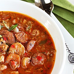 Gumbo with Shrimp & Sausage