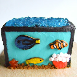 Fish Tank Birthday Cake