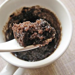 5 Minute Microwave Chocolate Cake
