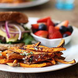 Sweet Potato Fries with Parmesan