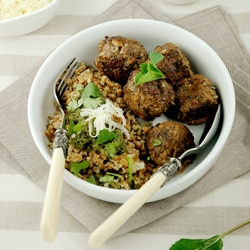 Minty Lamb Meatballs