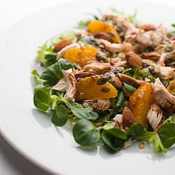 Chicken, Almond & Orange Salad