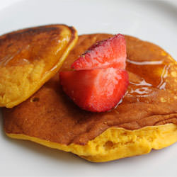 Mango Coconut Pancakes