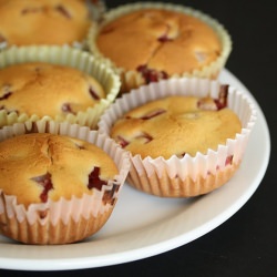 Strawberry Mochi Cupcakes