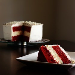 Red Velvet Cake with Cheesecake