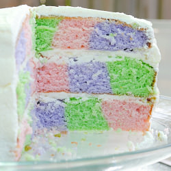 Checkerboard Cake