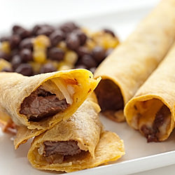 Steak and Pepper Jack Taquitos